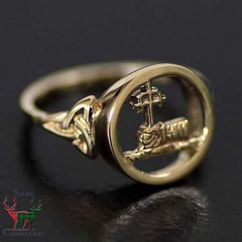 scottish clan rings|Scottish Gold Clan Rings for Women .